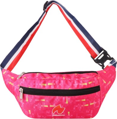 pocket bazar Stylish Waist Bag For Men And Women Waist Bag(Pink)