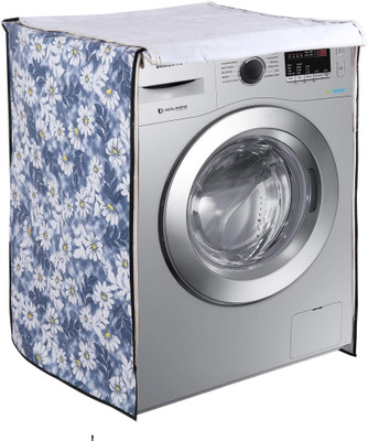 Groki Front Loading Washing Machine  Cover(Width: 61 cm, Blue)