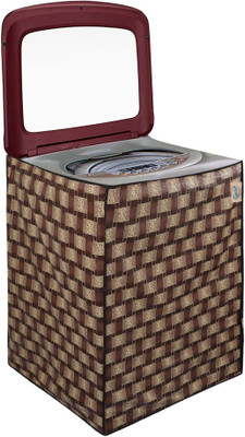 Groki Top Loading Washing Machine  Cover(Width: 61 cm, Brown)