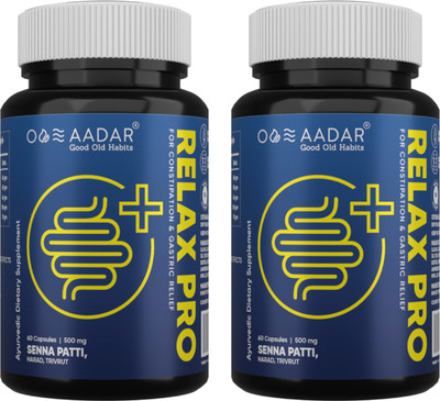 AADAR RE-LAX PRO Fast Relief from Constipation and Acidity, 60 Capsules (Pack of 2)(Pack of 2, 120)