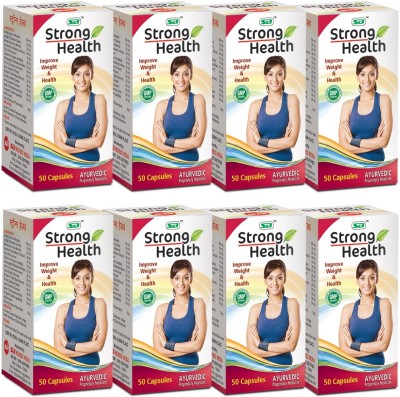 S B HERBO PHARMACEUTICAL Strong Health Capsules for Weight and Health 400 Capsules(Pack of 8)