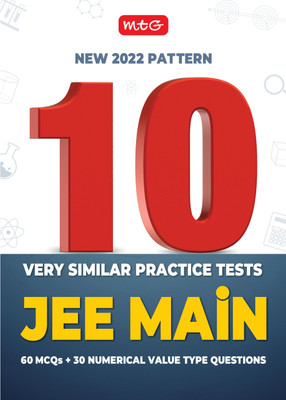 MTG 10 Sample Papers & Mock Test for JEE Mains 2022 Latest Pattern - Model Test Papers for JEE Main Physics, Chemistry, Mathematics(Paperback, MTG Editorial Board)