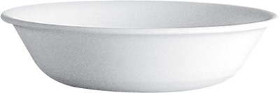 CORELLE Glass Dessert Bowl Livingware Winter Frost White 296 ml Dessert Bowl Pack of 6(Pack of 6, Multicolor)