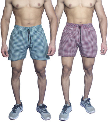 COLLANGELA Checkered Men Boxer