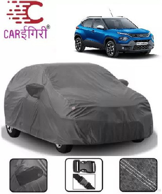 Carigiri Car Cover For Tata Punch (Without Mirror Pockets)(Grey, For 2021 Models)