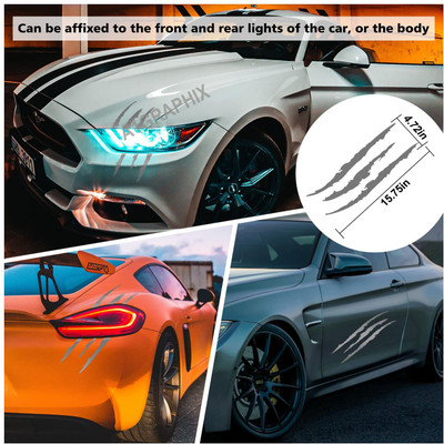 A1GRAPHIX Sticker & Decal for Car & Bike(Multicolor)