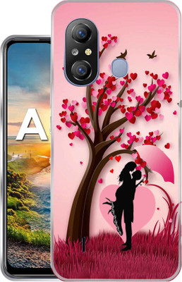 JAIKARA Back Cover for Itel A49(Multicolor, Dual Protection, Silicon)