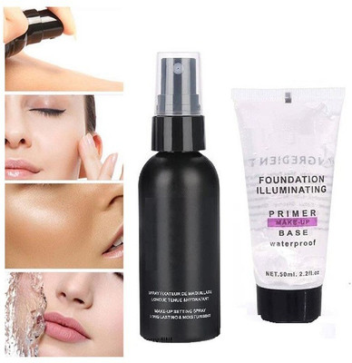 MYEONG Flawless Makeup Base Primer & Long Lasting Makeup Matte Fixer(2 Items in the set)