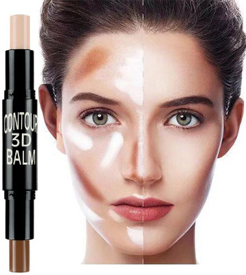 LILLYAMOR 2in1 Dual Dark Concealer And Highlighter Stick 3D  Concealer(Multicolor, 6.2 g)