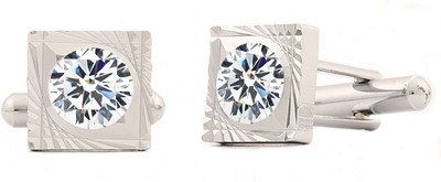 Aarohi Brass Cufflink(Silver)