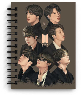 craft maniacs NEW BTS 2022 COLLECTION A5 Diary RULED 160 Pages(Multicolor)