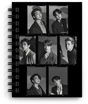 craft maniacs NEW BTS 2022 COLLECTION A5 Diary RULED 160 Pages(Multicolor)