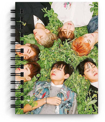 craft maniacs NEW BTS 2022 COLLECTION A5 Diary RULED 160 Pages(Multicolor)