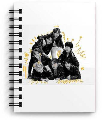 craft maniacs NEW BTS 2022 COLLECTION A5 Diary RULED 160 Pages(Multicolor)