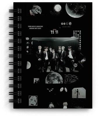 craft maniacs NEW BTS 2022 COLLECTION A5 Diary RULED 160 Pages(Multicolor)