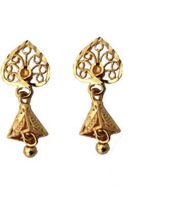 S L GOLD S L GOLD 1 Gram Micro Plated New gold Design Earring Copper Drops & Danglers