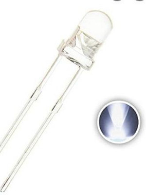 jivith 5mm white Clear LED -100Pcs Light Electronic Hobby Kit Display Lights Electronic Hobby Kit