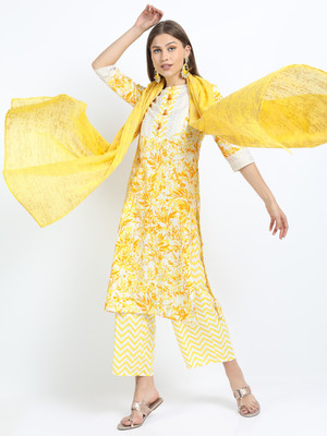 Vishudh Women Kurta Palazzo Set