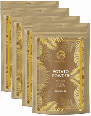 Nuerma Science Potato Powder for Dark Circle Removal & Skin Lightening (Pack of 4, 100 GM Each)(400 g)
