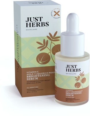 Just Herbs Vitamin C Serum with Amla, Neem For Glowing & brightening Skin,All skin types(30 ml)