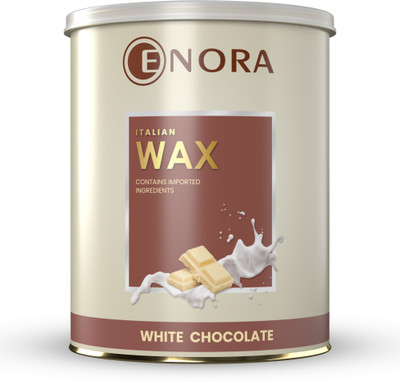 Enora White Chocolate Hair Removal DeTan Hot Wax for Underarm Face, Bikini and Body Wax(600 g)
