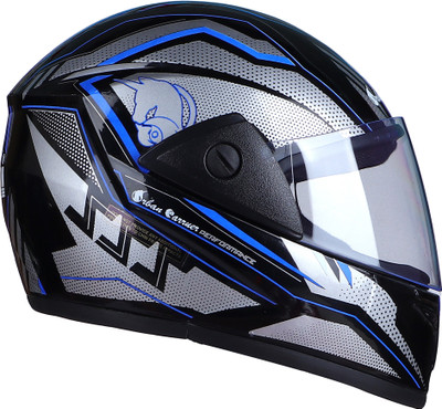 urban carrier ABS Material Shell Full Face Helmet, Unti UV Scratch resistance Motorbike Helmet(Blue)