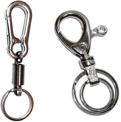 JAINSON MARTIN Combo of Spring Hook Locking Metal Keychain Heavy Metal Keychain Key Chain
