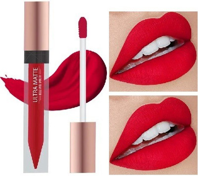 GFSU RED FOREVER MATTE LIQUID LIP COLOUR(BRIGHT RED, 9 ml)