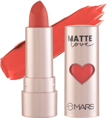 MARS Ultra Pigmented Matte Love Lipstick With Creamy Formula Crimson Craze-LS21(Crimson Craze, 1.4 g)