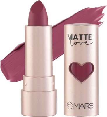 MARS Ultra Pigmented Matte Love Lipstick With Creamy Formula Burgundy Brilliance-LS21(Burgundy Brilliance, 1.4 g)