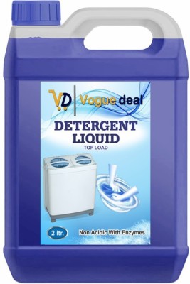 VOGUE DEAL 2 LTR washing machine Liquid Detergent Laundry Top Load/Bucket Wash Aqua Liquid Detergent(2 L)