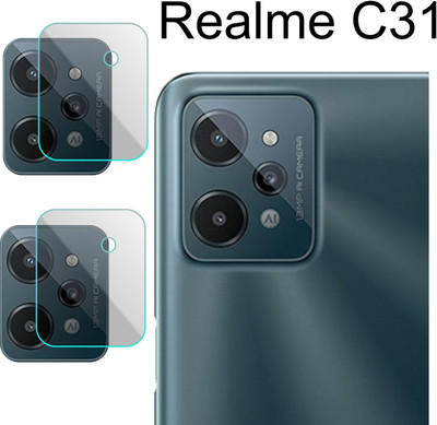 pondrik Back Camera Lens Glass Protector for REALME C31(Pack of: 2)