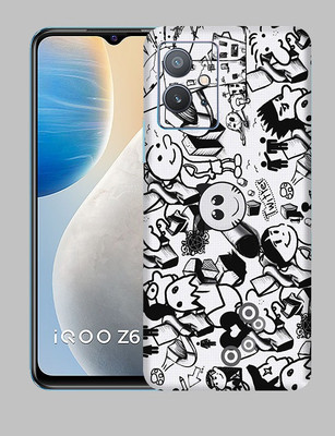 OggyBaba Iqoo Z6 5g, Doodle Mobile Skin(Multicolor)