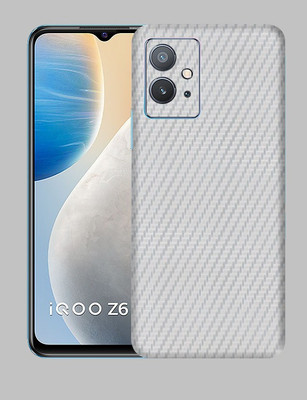 OggyBaba Iqoo Z6 5g, Carbon Fiber Transparent Mobile Skin(Transparent)
