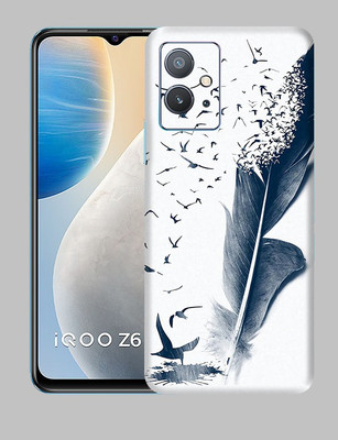 OggyBaba Iqoo Z6 5g, Feather Art Mobile Skin(Multicolor)