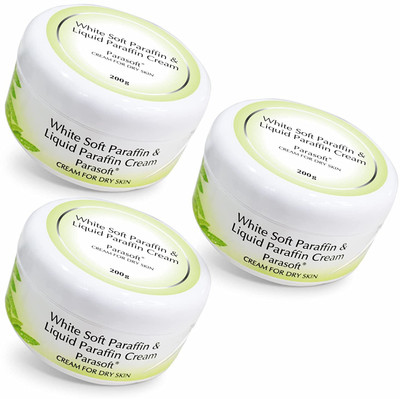 parasoft Moisturizing Cream with Aloe Vera | (Pack of 3) | For Dry & Dehydrated Skin(600 g)