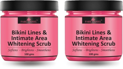 PARK DANIEL Bikini Lines Intimate Area Skin Moisturize Softens Cream Pack of 2 of 100 GM Scrub(200 g)