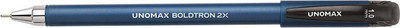UNOMAX Boldtron 2X 1.0MM Black Ball Pen(Pack of 30, Ink Color - Black)