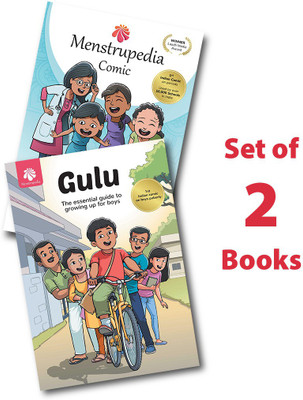 (Set Of 2 Books) - (Menstrupedia Comic For Girls + Gulu Comic For Boys) (English)(Paperback, Aditi Gupta & Tuhin Paul)