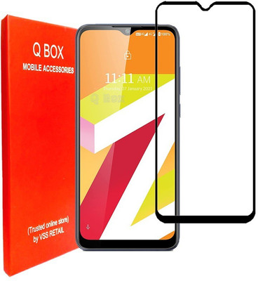 Q Box Edge To Edge Tempered Glass for Realme C35(Pack of 1)