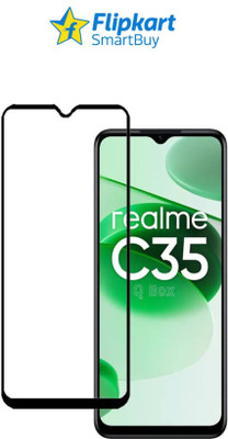 Flipkart SmartBuy Edge To Edge Tempered Glass for Realme C35(Pack of 1)