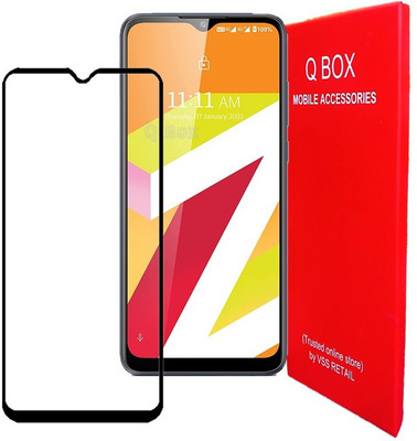 Q Box Edge To Edge Tempered Glass for Realme C35(Pack of 1)