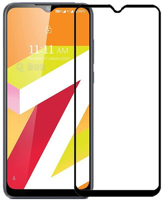 Q Box Edge To Edge Tempered Glass for Realme C35(Pack of 1)