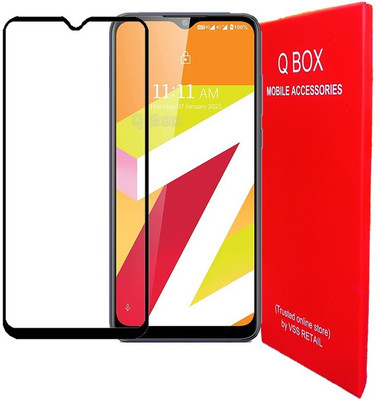 Q Box Edge To Edge Tempered Glass for Realme C35(Pack of 1)