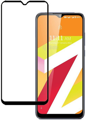 Q Box Edge To Edge Tempered Glass for Realme C35(Pack of 1)