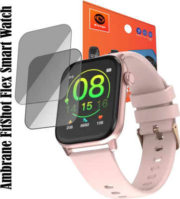 Olonga Screen Guard for Ambrane FitShot Flex Smartwatch(Pack of 2)