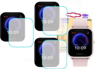daffin Screen Guard for HUAMI Amazfit Bip U(Pack of 3)