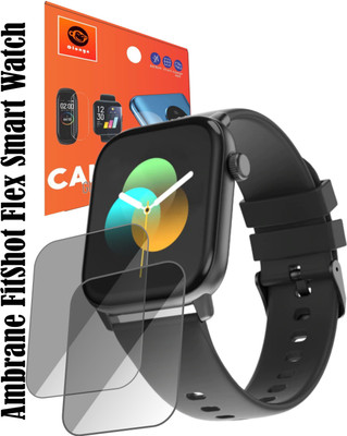 Olonga Screen Guard for Ambrane FitShot Flex Smartwatch(Pack of 2)