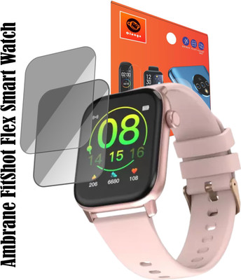 Olonga Screen Guard for Ambrane FitShot Flex Smartwatch(Pack of 2)
