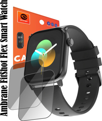 Olonga Screen Guard for Ambrane FitShot Flex Smartwatch(Pack of 2)